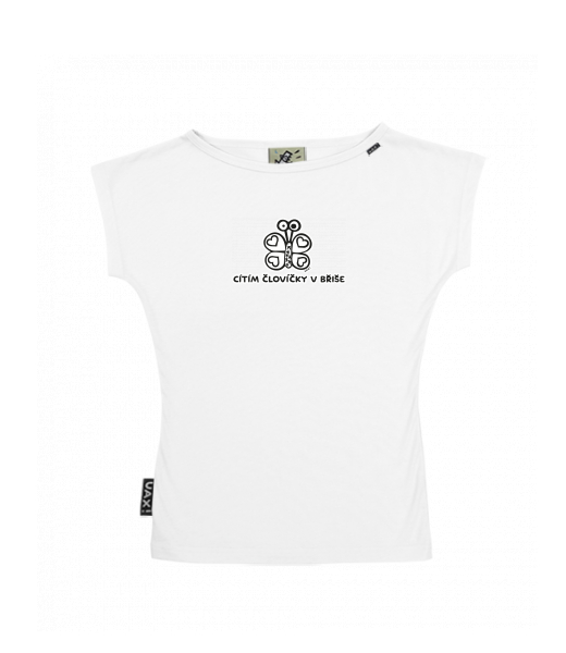DÁMSKÉ TRIČKO S LODIČKOVÝM VÝSTŘIHEM