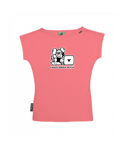 DÁMSKÉ TRIČKO S LODIČKOVÝM VÝSTŘIHEM