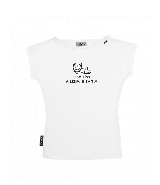DÁMSKÉ TRIČKO S LODIČKOVÝM VÝSTŘIHEM