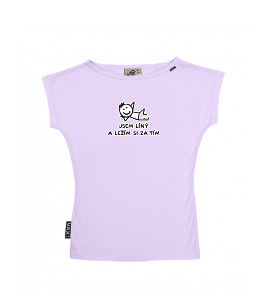 DÁMSKÉ TRIČKO S LODIČKOVÝM VÝSTŘIHEM