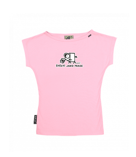DÁMSKÉ TRIČKO S LODIČKOVÝM VÝSTŘIHEM