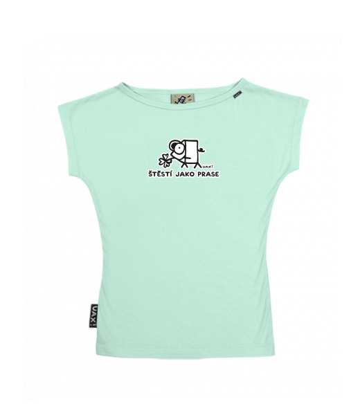 DÁMSKÉ TRIČKO S LODIČKOVÝM VÝSTŘIHEM