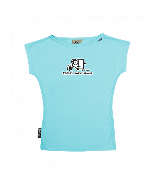 DÁMSKÉ TRIČKO S LODIČKOVÝM VÝSTŘIHEM