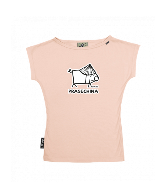 DÁMSKÉ TRIČKO S LODIČKOVÝM VÝSTŘIHEM