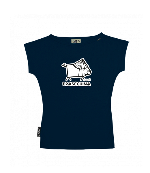 DÁMSKÉ TRIČKO S LODIČKOVÝM VÝSTŘIHEM