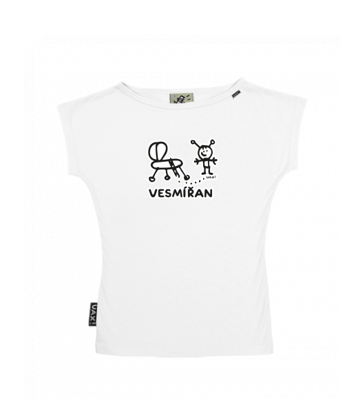 DÁMSKÉ TRIČKO S LODIČKOVÝM VÝSTŘIHEM