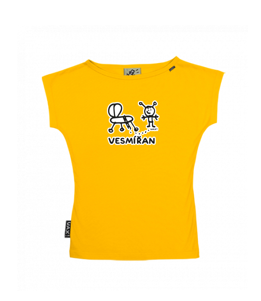 DÁMSKÉ TRIČKO S LODIČKOVÝM VÝSTŘIHEM