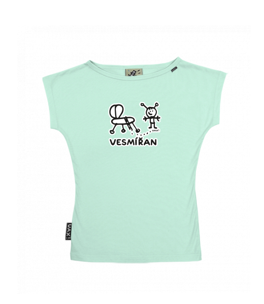 DÁMSKÉ TRIČKO S LODIČKOVÝM VÝSTŘIHEM