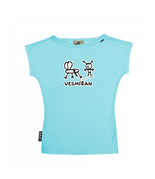 DÁMSKÉ TRIČKO S LODIČKOVÝM VÝSTŘIHEM