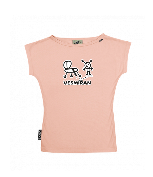 DÁMSKÉ TRIČKO S LODIČKOVÝM VÝSTŘIHEM