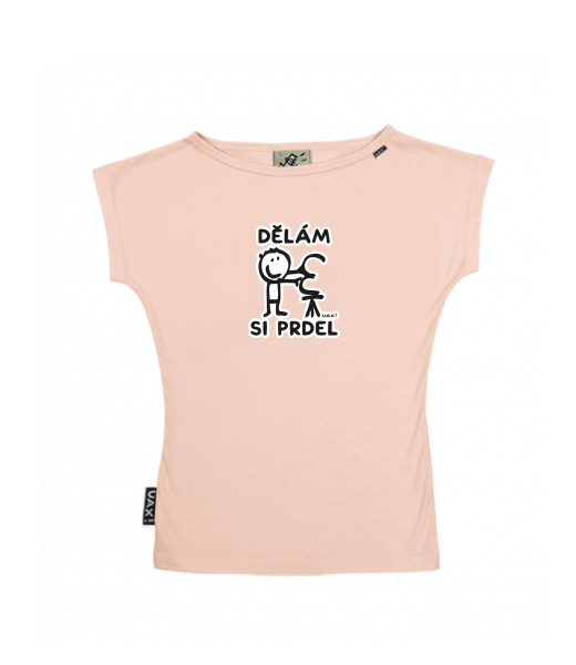 DÁMSKÉ TRIČKO S LODIČKOVÝM VÝSTŘIHEM