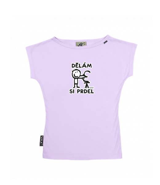 DÁMSKÉ TRIČKO S LODIČKOVÝM VÝSTŘIHEM