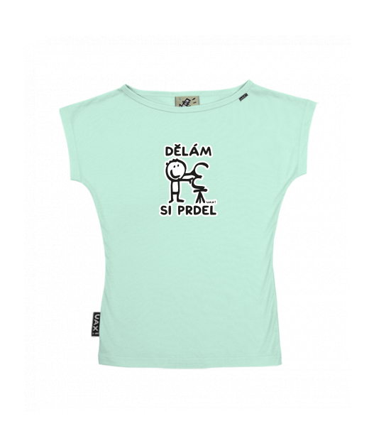 DÁMSKÉ TRIČKO S LODIČKOVÝM VÝSTŘIHEM