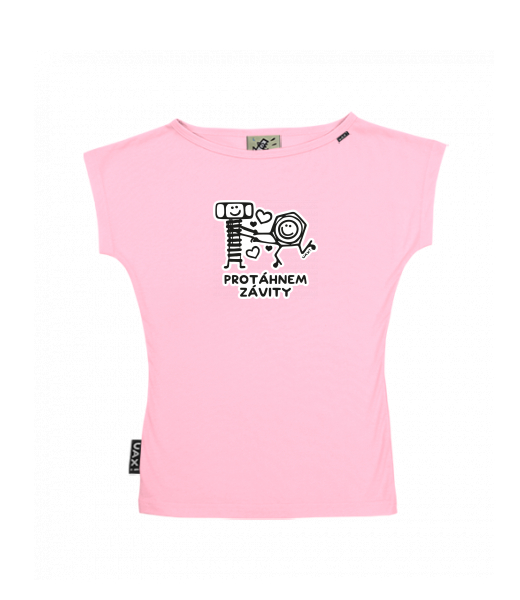 DÁMSKÉ TRIČKO S LODIČKOVÝM VÝSTŘIHEM