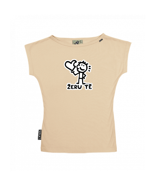 DÁMSKÉ TRIČKO S LODIČKOVÝM VÝSTŘIHEM