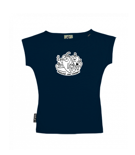 DÁMSKÉ TRIČKO S LODIČKOVÝM VÝSTŘIHEM
