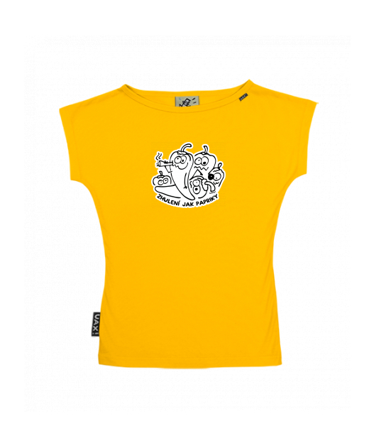 DÁMSKÉ TRIČKO S LODIČKOVÝM VÝSTŘIHEM