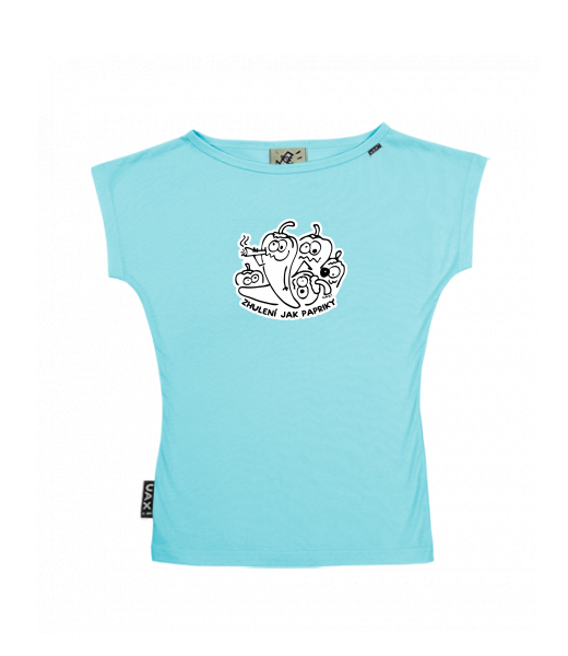 DÁMSKÉ TRIČKO S LODIČKOVÝM VÝSTŘIHEM