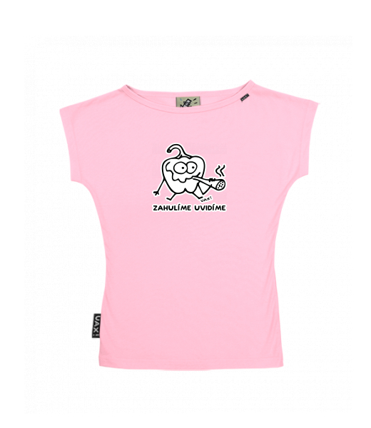 DÁMSKÉ TRIČKO S LODIČKOVÝM VÝSTŘIHEM