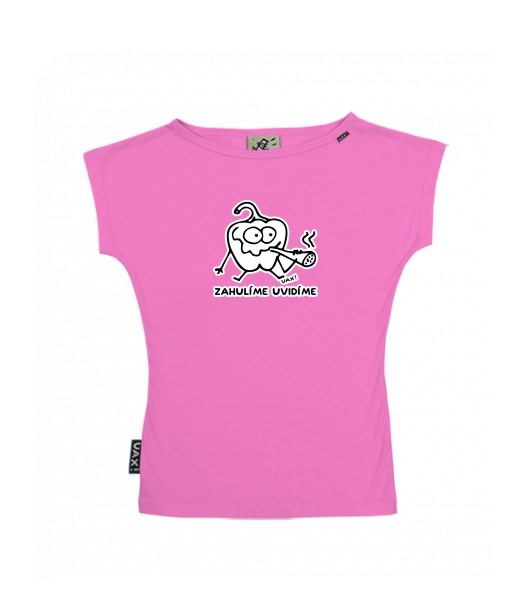 DÁMSKÉ TRIČKO S LODIČKOVÝM VÝSTŘIHEM