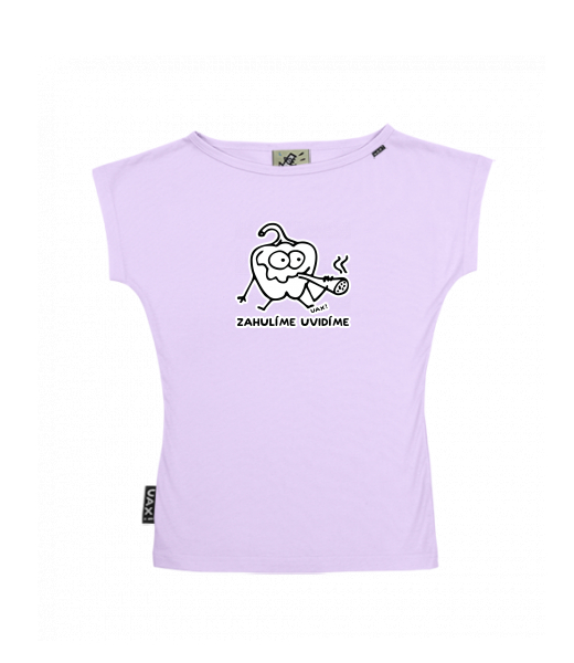 DÁMSKÉ TRIČKO S LODIČKOVÝM VÝSTŘIHEM