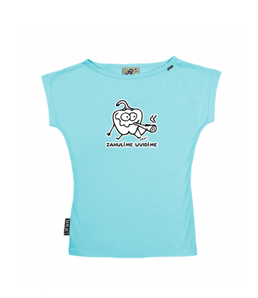 DÁMSKÉ TRIČKO S LODIČKOVÝM VÝSTŘIHEM