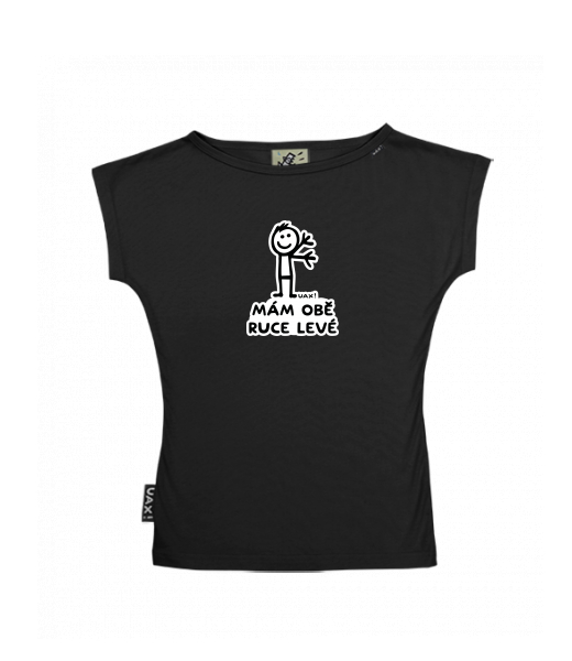 DÁMSKÉ TRIČKO S LODIČKOVÝM VÝSTŘIHEM