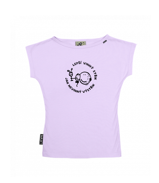 DÁMSKÉ TRIČKO S LODIČKOVÝM VÝSTŘIHEM