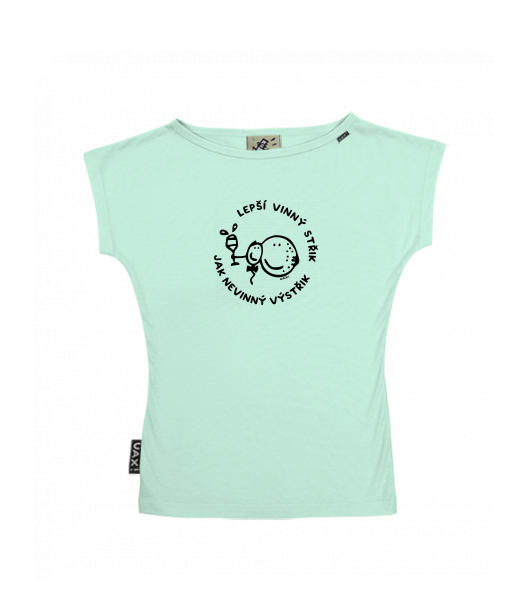 DÁMSKÉ TRIČKO S LODIČKOVÝM VÝSTŘIHEM