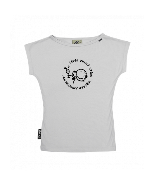 DÁMSKÉ TRIČKO S LODIČKOVÝM VÝSTŘIHEM