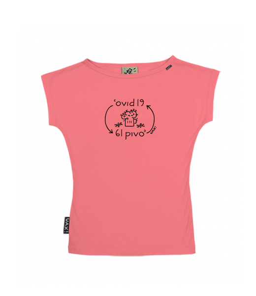 DÁMSKÉ TRIČKO S LODIČKOVÝM VÝSTŘIHEM