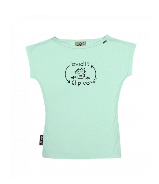 DÁMSKÉ TRIČKO S LODIČKOVÝM VÝSTŘIHEM