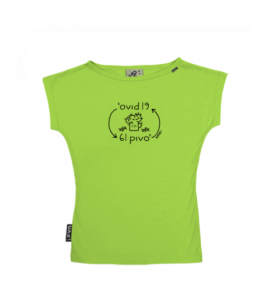 DÁMSKÉ TRIČKO S LODIČKOVÝM VÝSTŘIHEM