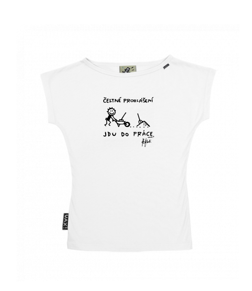 DÁMSKÉ TRIČKO S LODIČKOVÝM VÝSTŘIHEM