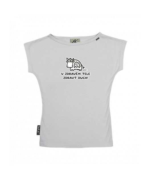 DÁMSKÉ TRIČKO S LODIČKOVÝM VÝSTŘIHEM