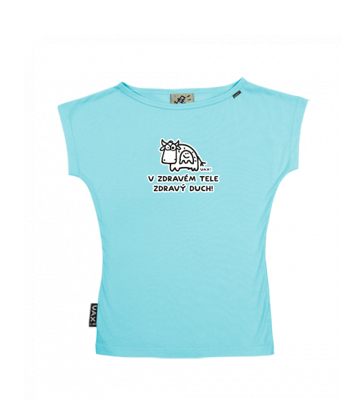 DÁMSKÉ TRIČKO S LODIČKOVÝM VÝSTŘIHEM