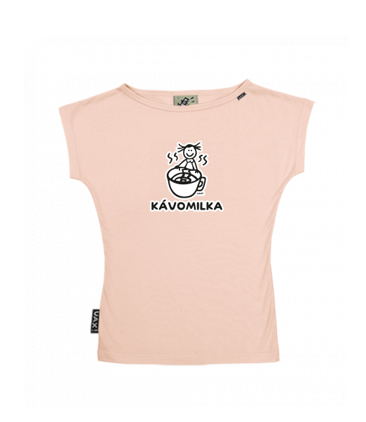 DÁMSKÉ TRIČKO S LODIČKOVÝM VÝSTŘIHEM