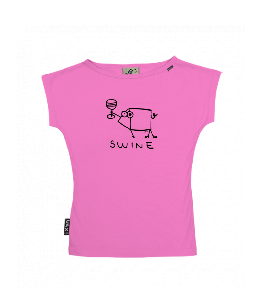 DÁMSKÉ TRIČKO S LODIČKOVÝM VÝSTŘIHEM