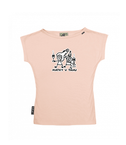 DÁMSKÉ TRIČKO S LODIČKOVÝM VÝSTŘIHEM