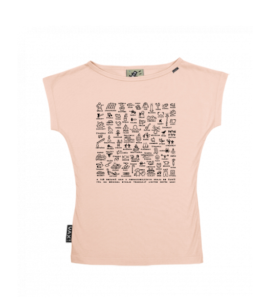 DÁMSKÉ TRIČKO S LODIČKOVÝM VÝSTŘIHEM