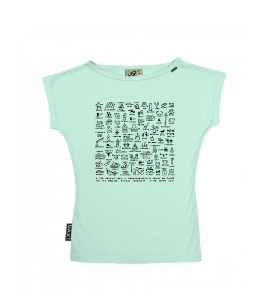 DÁMSKÉ TRIČKO S LODIČKOVÝM VÝSTŘIHEM