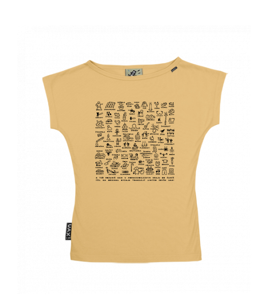 DÁMSKÉ TRIČKO S LODIČKOVÝM VÝSTŘIHEM