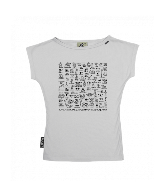 DÁMSKÉ TRIČKO S LODIČKOVÝM VÝSTŘIHEM