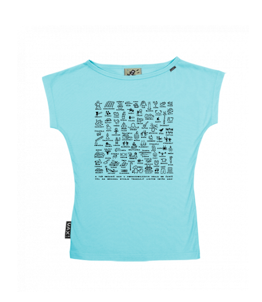 DÁMSKÉ TRIČKO S LODIČKOVÝM VÝSTŘIHEM