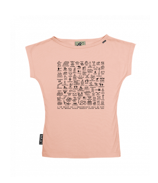 DÁMSKÉ TRIČKO S LODIČKOVÝM VÝSTŘIHEM