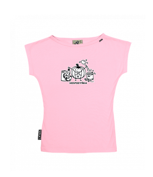 DÁMSKÉ TRIČKO S LODIČKOVÝM VÝSTŘIHEM