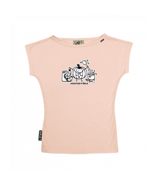 DÁMSKÉ TRIČKO S LODIČKOVÝM VÝSTŘIHEM