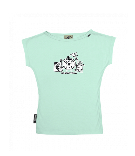 DÁMSKÉ TRIČKO S LODIČKOVÝM VÝSTŘIHEM