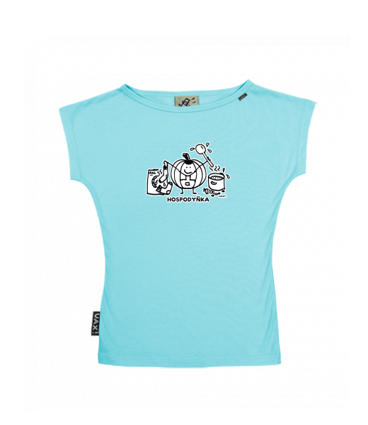 DÁMSKÉ TRIČKO S LODIČKOVÝM VÝSTŘIHEM