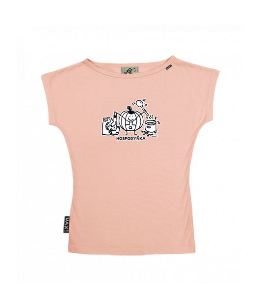 DÁMSKÉ TRIČKO S LODIČKOVÝM VÝSTŘIHEM